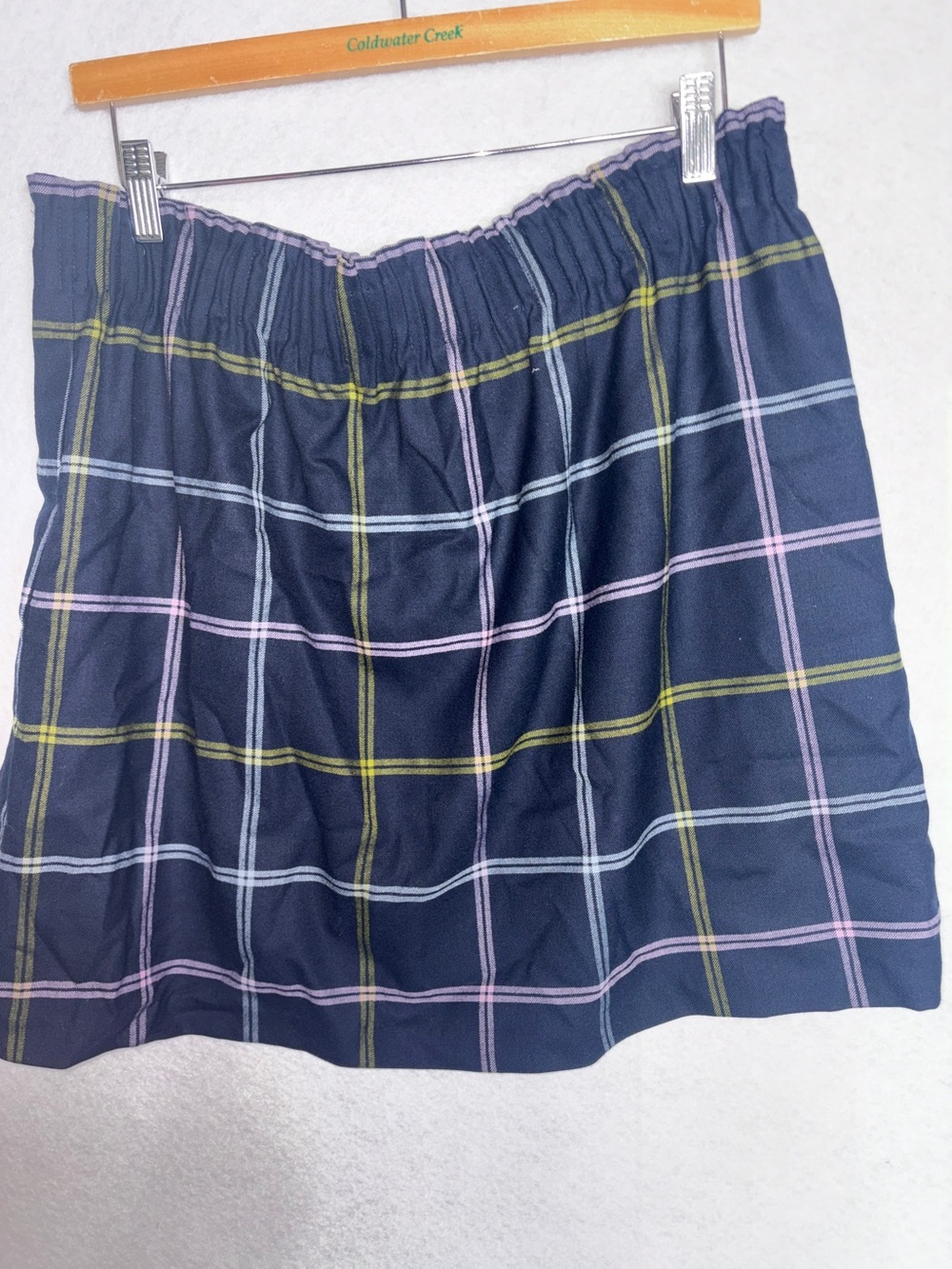 J. Crew Factory Plaid Skirt Size 14